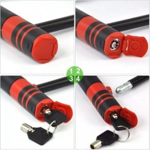 Lucchetto ad U Catena Antifurto per bici blocco ruote bicicletta MTB + 2 chiavi