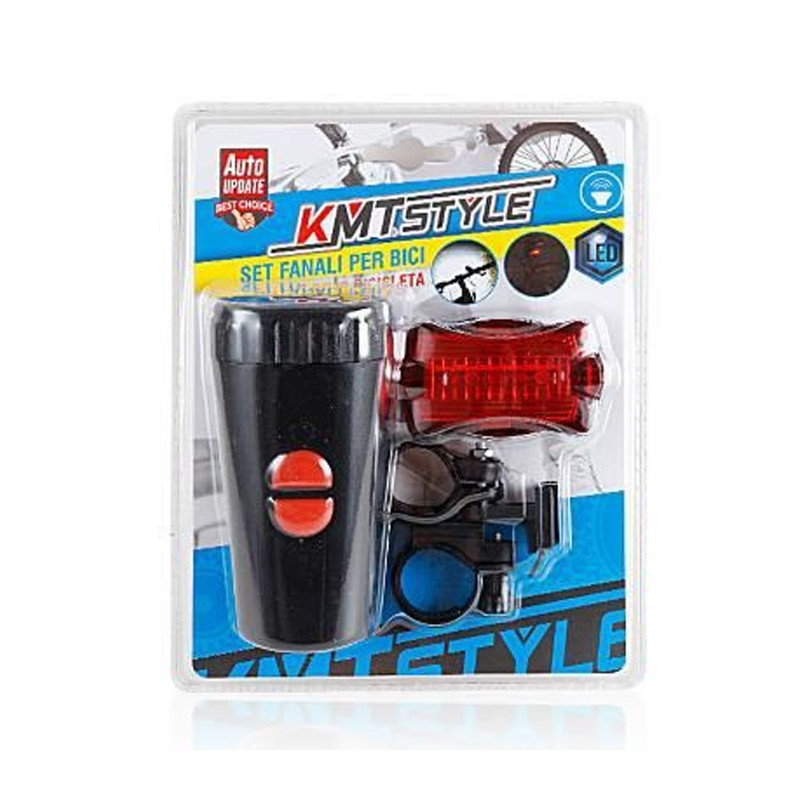 Kit Luci Bicicletta USB Ricaricabile | Anteriore E Posteriore, IP65 Impermeabile, 4+6 Modalit&agrave; - Per Mountain Bike E Strada