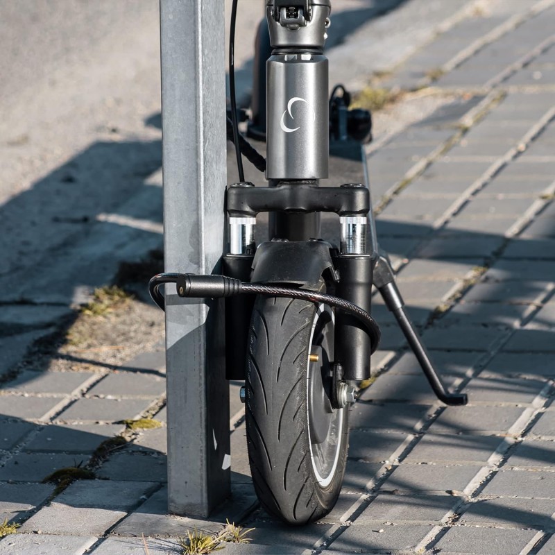 Kmt Style Lucchetto catena per bici bicicletta cavo acciaio antifur...
