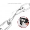 Kmt Style Catena Antifurto sicurezza per moto scooter bici in accia...