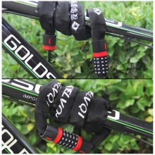 Catena Antifurto sicurezza per moto scooter bici in acciaio combinazione 100cm