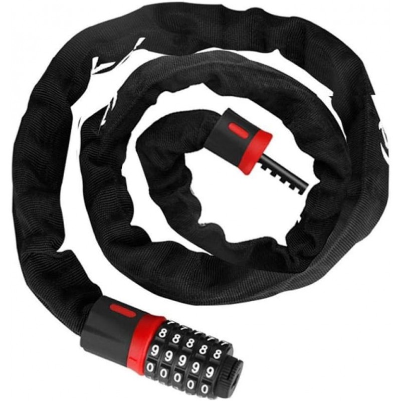 Kmt Style Catena Antifurto sicurezza per moto scooter bici in accia...