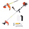 Decespugliatore motore a scoppio 2 in 1 impugnatura doppia benzina 52cc 2 tempi