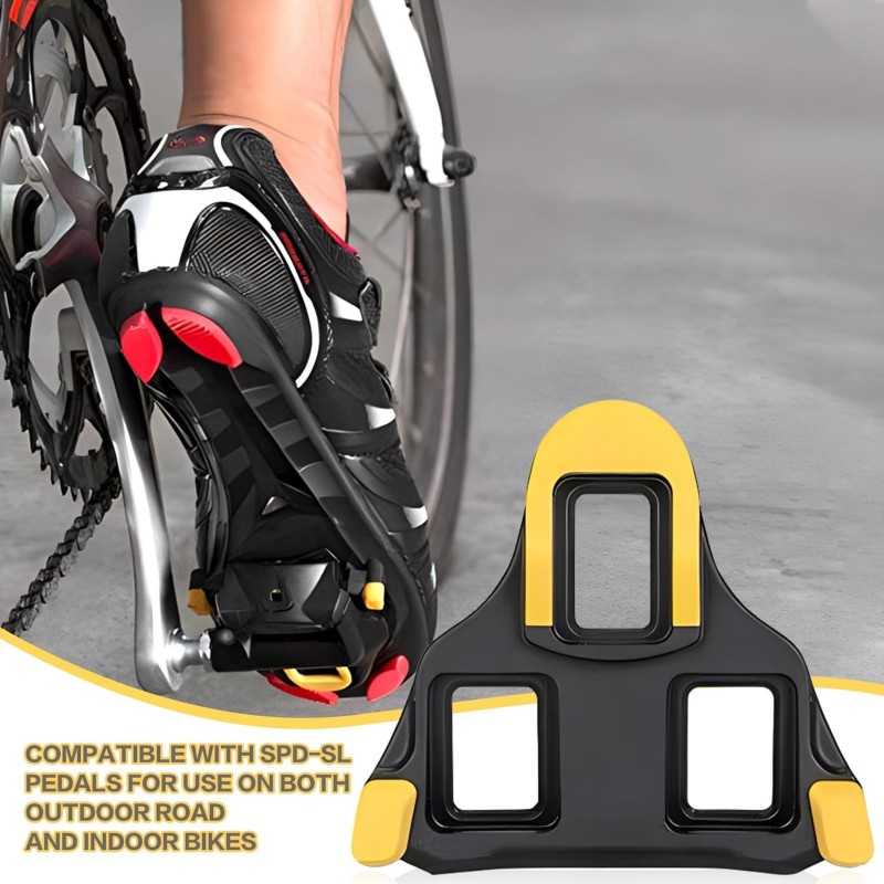 Kmt Style Tacchette per pedali bici da corsa attacco Shimano SPD-SL...