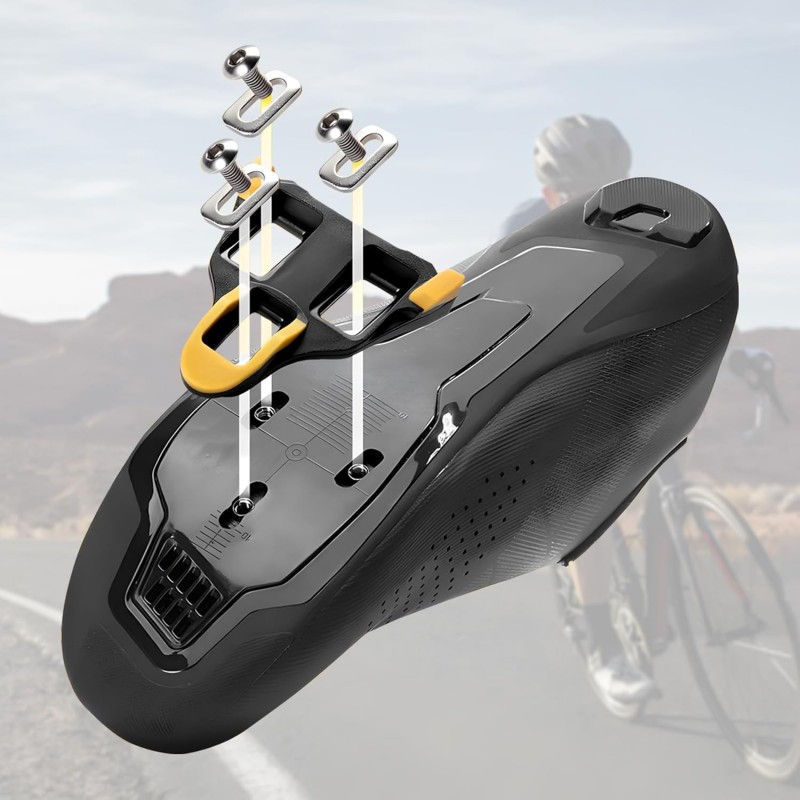 Kmt Style Tacchette per pedali bici da corsa attacco Shimano SPD-SL...