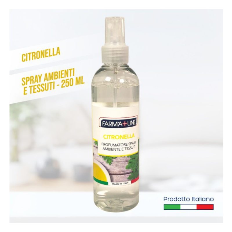 Farma+Line Set 4 Pezzi Acqua Profumata Spray ambienti tessuti deodo...