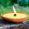 Officine candle Candela alla citronella antizanzare in terracotta f...