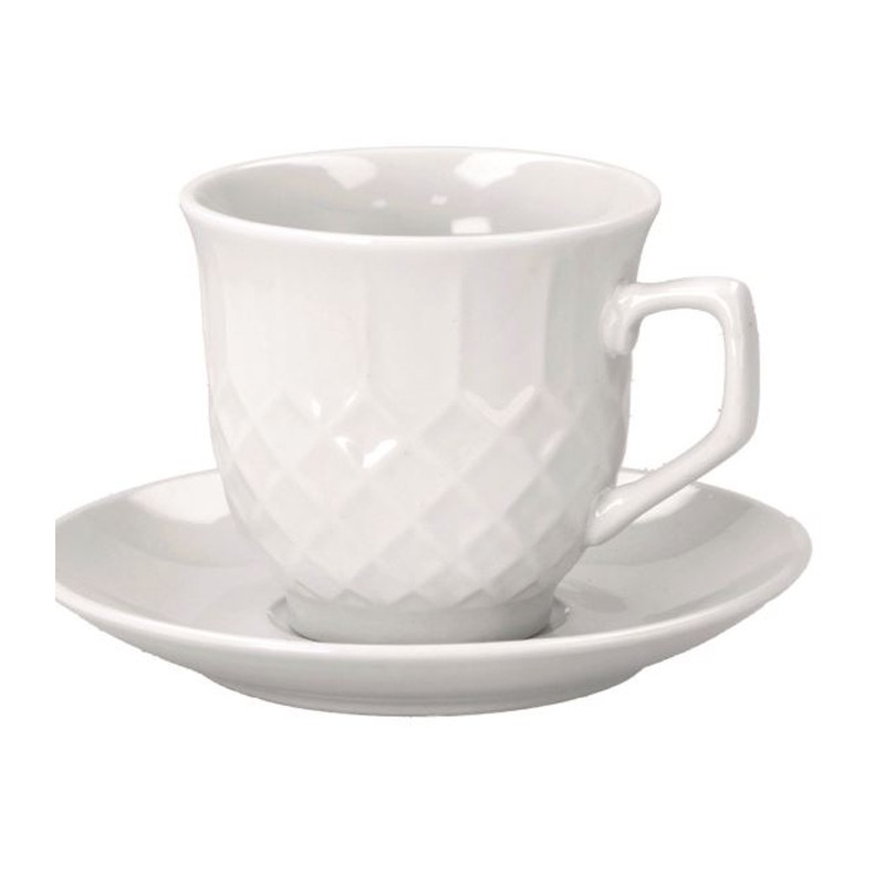 AD Trend Tazza da tè The in porcellana bianca con piattino servizio...
