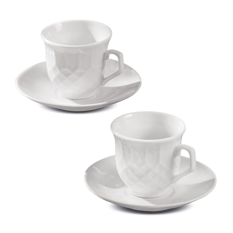 AD Trend Tazza da tè The in porcellana bianca con piattino servizio...