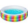 Bestway Piscina Per Bambini Fantasia Rainbow Rotonda 206x51 cm Da G...