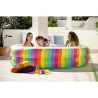 Bestway Piscina Per Bambini Fantasia Rainbow Rotonda 206x51 cm Da G...