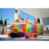 Bestway Piscina Per Bambini Fantasia Rainbow Rotonda 206x51 cm Da G...