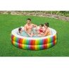 Bestway Piscina Per Bambini Fantasia Rainbow Rotonda 206x51 cm Da G...