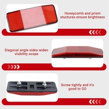 Catadiottro Catarifrangente Portapacchi Posteriore riflettore Bici MTB City Bike