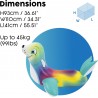 Bestway Salvagente Gonfiabile Cavalcabile Foca 157 x 114 cm Bestway...