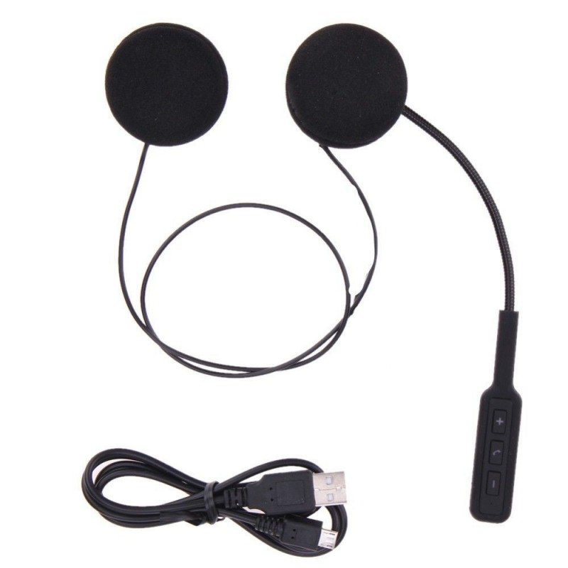 Auricolare moto scooter cuffie microfono chiamata bluetooth ricaricabili casco