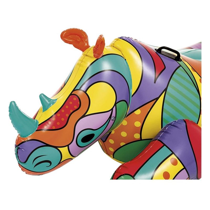 Bestway Salvagente Gonfiabile Cavalcabile 201x102 cm Pop art barcel...