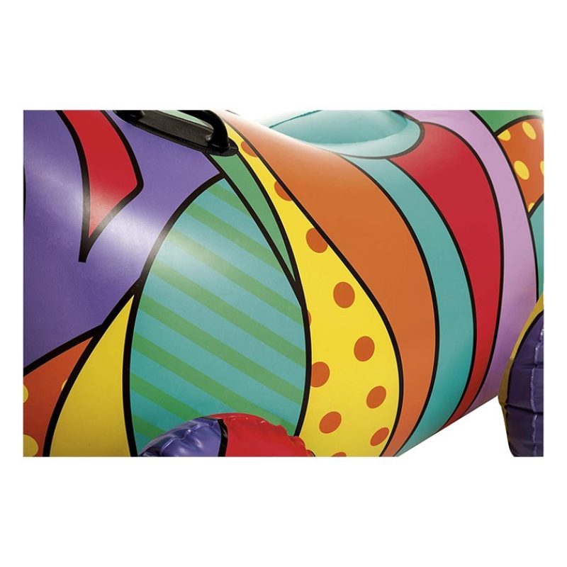 Bestway Salvagente Gonfiabile Cavalcabile 201x102 cm Pop art barcel...