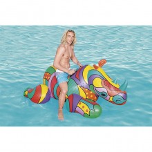 Salvagente Gonfiabile Cavalcabile 201x102 cm Pop art barcellona Rinoceronte
