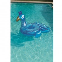 Salvagente Gonfiabile Cavalcabile Pavone 198x164 cm Bestway piscina mare