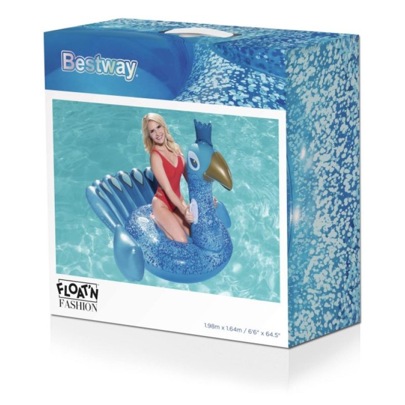 Bestway Salvagente Gonfiabile Cavalcabile Pavone 198x164 cm Bestway...