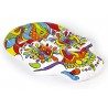 Bestway Salvagente Gonfiabile Cavalcabile 193x141 cm Pop art barcel...