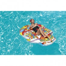 Salvagente Gonfiabile Cavalcabile 193x141 cm Pop art barcellona teschio skull