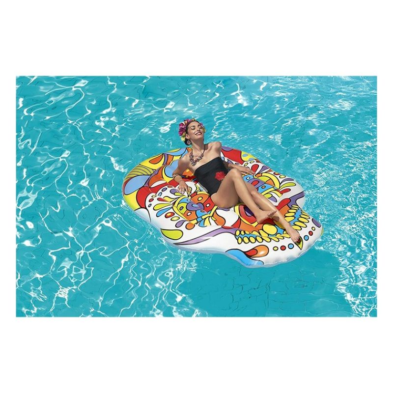 Bestway Salvagente Gonfiabile Cavalcabile 193x141 cm Pop art barcel...