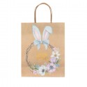 Sacchetti Regalo Di Pasqua 12 pz Pasquali Con Manici incarta kraft per uova