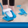 Calzascarpe calza calzini scarpe aiuto piede limitazioni motorie manico plastica