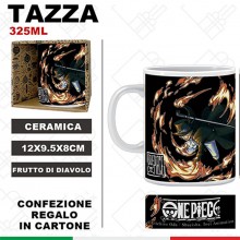 Tazza One Piece Frutto del diavolo 325ml in ceramica colorata da colazione regalo