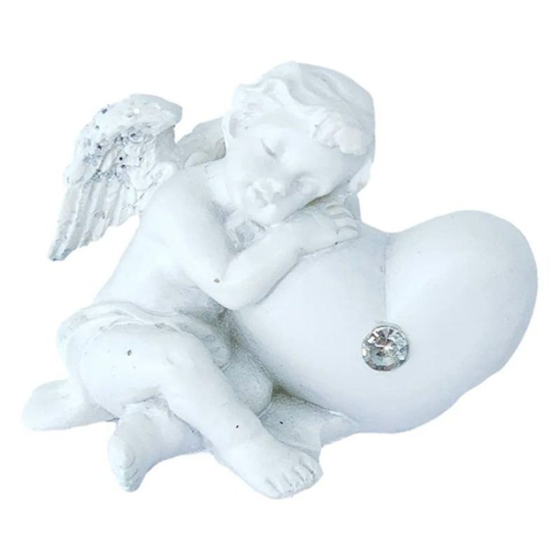 Set bomboniere 24 pz angeli angioletto statuette per comunione matr...