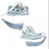 Hongu Set bomboniere 24 pz angelo angioletto che dorme statuetta co...