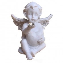 Set bomboniere 24 pz angeli angioletto statuette bimbo comunione matrimonio  