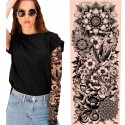 Tatuaggio Maniche Uomo Donna nylon Temporaneo Finto Tatoo Completo Braccio Calze