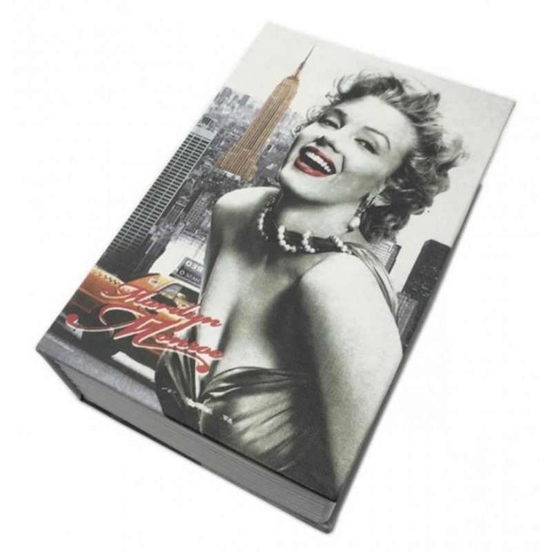 Libro nero cassaforte cassa sicurezza forma libreria chiavi alluminio plastica