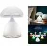 Lampada fungo cromatica interruttore touch LED colore ricaricabile sfumata sonno