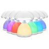 Lampada fungo cromatica interruttore touch LED colore ricaricabile sfumata sonno