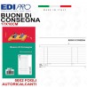 EDIpro 50 Blocchi Buoni di Consegna 50 Moduli duplice copia Autoric...