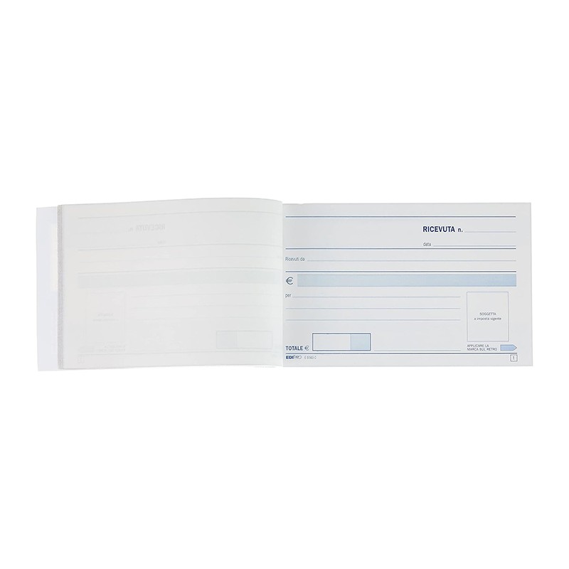EDIpro 40 Blocchi Ricevuta Generica 33x3 Moduli Triplice copia Auto...