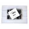 Lavagnetta box luminosa 70 lettere nere simboli casa vintage feste matrimoni