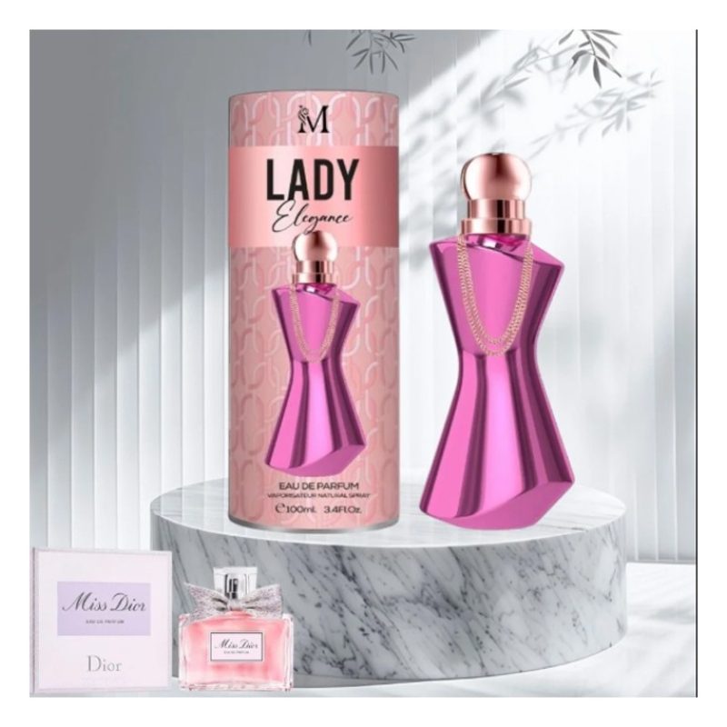 Montage Profumo donna Lady elegance 100ml eau de toilette Spray Fra...