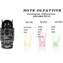 Profumo da uomo Dark Spirti Army 100ml eau de toilette Spray Fragranza Montage