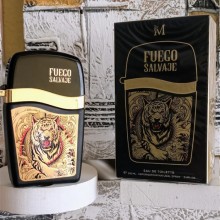 Profumo da uomo Fuego salvaje 100ml eau de toilette Spray Fragranza Montage