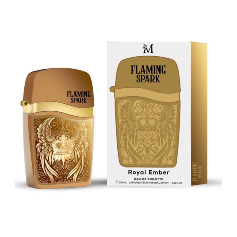 Profumo da uomo Flaming spark 100ml eau de toilette Spray Fragranza Montage