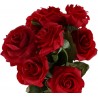 Due Esse Bouquet Di Fiori Di 12 Rose Artificiali mazzo Di Piante Fi...