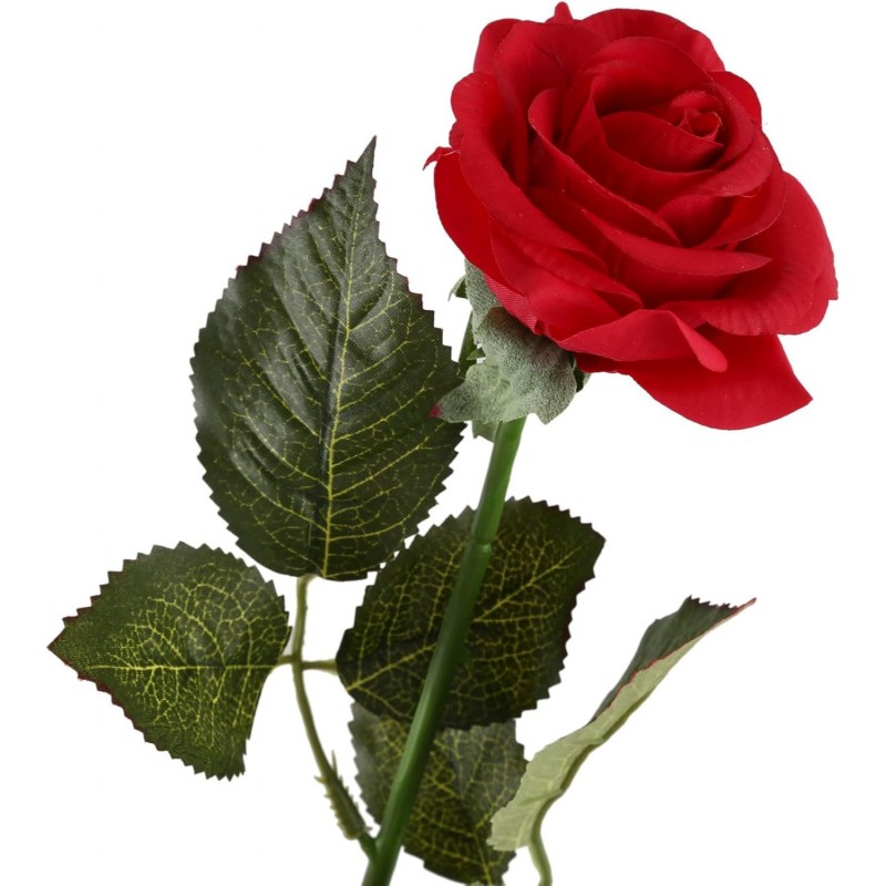 Due Esse Bouquet Di Fiori Di 12 Rose Artificiali mazzo Di Piante Fi...
