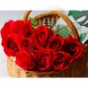 Due Esse Bouquet Di Fiori Di 12 Rose Artificiali mazzo Di Piante Fi...