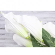 15 Calle Mazzo Fiori Artificiali Decorativi finti bianche per Interni esterni