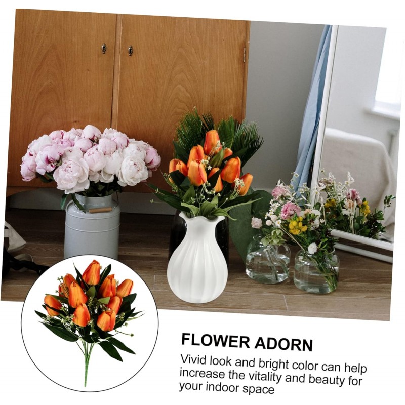 Due Esse Buoquet Artificiali Decorativi Fiori finti Tulipani Intern...